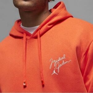 Jordan Flight MVP Wheaties Fleece Hoodie Orange Rush Men Nwt Size XS